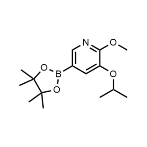 3-Isopropoxy-2-methoxy-5-(4,4,5,5-tetramethyl-1,3,2-dioxaborolan-2-yl)pyridine|CS-1159590