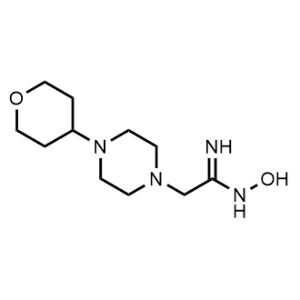 N-Hydroxy-2-(4-(tetrahydro-2H-pyran-4-yl)piperazin-1-yl)acetimidamide|CS-1159810