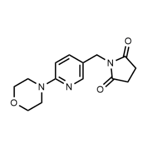 1-((6-Morpholinopyridin-3-yl)methyl)pyrrolidine-2,5-dione|CS-1159822