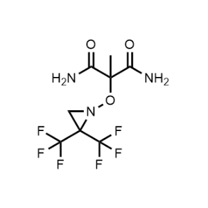 2-((2,2-Bis(trifluoromethyl)aziridin-1-yl)oxy)-2-methylmalonamide|CS-1159921