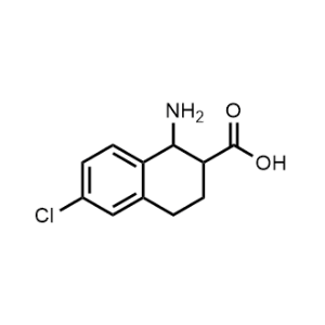1-Amino-6-chloro-1,2,3,4-tetrahydronaphthalene-2-carboxylic acid|CS-1160017