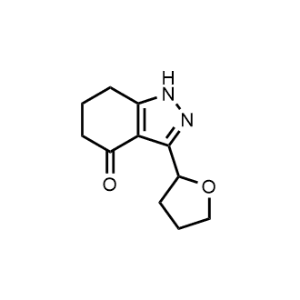 3-(Tetrahydrofuran-2-yl)-1,5,6,7-tetrahydro-4H-indazol-4-one|CS-1160093