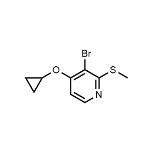 3-Bromo-4-cyclopropoxy-2-(methylthio)pyridine|CS-1160103
