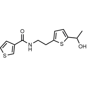 N-(2-(5-(1-Hydroxyethyl)thiophen-2-yl)ethyl)thiophene-3-carboxamide|CS-1160132