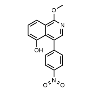 1-Methoxy-4-(4-nitrophenyl)isoquinolin-5-ol|CS-1160467