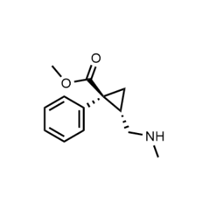 Methyl (1S,2S)-2-((methylamino)methyl)-1-phenylcyclopropane-1-carboxylate|CS-1160539
