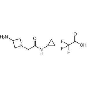 2-(3-Aminoazetidin-1-yl)-N-cyclopropylacetamide 2,2,2-trifluoroacetate|CS-1160585