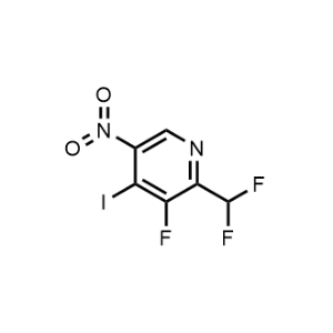 2-(Difluoromethyl)-3-fluoro-4-iodo-5-nitropyridine|CS-1160702
