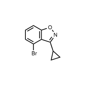 4-Bromo-3-cyclopropylbenzo[d]isoxazole|CS-1160716