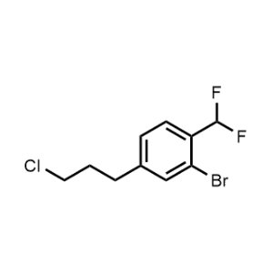 2-Bromo-4-(3-chloropropyl)-1-(difluoromethyl)benzene|CS-1160983