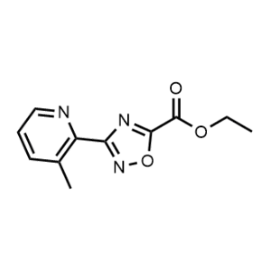 Ethyl 3-(3-methylpyridin-2-yl)-1,2,4-oxadiazole-5-carboxylate|CS-1161066