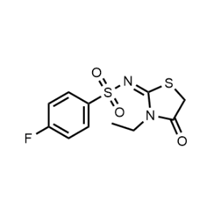 N-(3-Ethyl-4-oxothiazolidin-2-ylidene)-4-fluorobenzenesulfonamide|CS-1161082