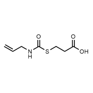 3-((Allylcarbamoyl)thio)propanoic acid|CS-1161099