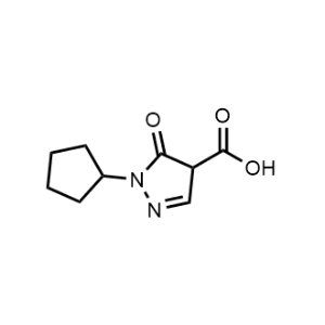 1-Cyclopentyl-5-oxo-4,5-dihydro-1H-pyrazole-4-carboxylic acid|CS-1161202