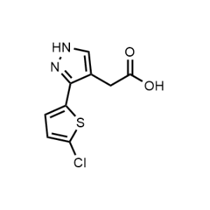 2-(3-(5-Chlorothiophen-2-yl)-1H-pyrazol-4-yl)acetic acid|CS-1161207