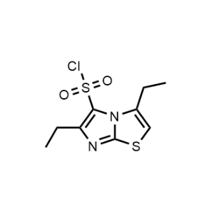 3,6-Diethylimidazo[2,1-b]thiazole-5-sulfonyl chloride|CS-1161262