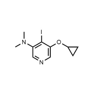 5-Cyclopropoxy-4-iodo-N,N-dimethylpyridin-3-amine|CS-1161271