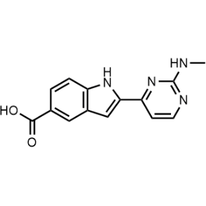 2-(2-(Methylamino)pyrimidin-4-yl)-1H-indole-5-carboxylic acid|CS-1161297