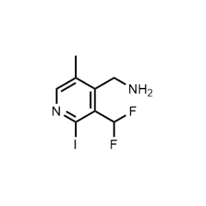 (3-(Difluoromethyl)-2-iodo-5-methylpyridin-4-yl)methanamine|CS-1161333