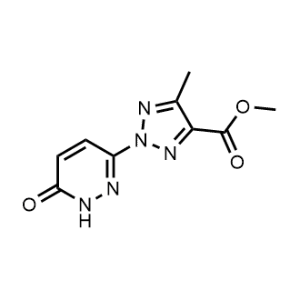 Methyl 5-methyl-2-(6-oxo-1,6-dihydropyridazin-3-yl)-2H-1,2,3-triazole-4-carboxylate|CS-1161339