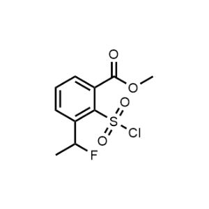 Methyl 2-(chlorosulfonyl)-3-(1-fluoroethyl)benzoate|CS-1161390