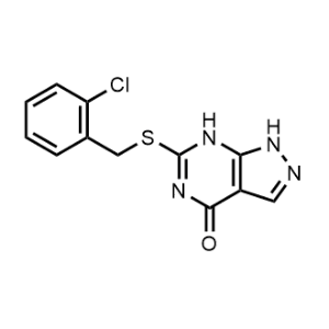 6-((2-Chlorobenzyl)thio)-1,7-dihydro-4H-pyrazolo[3,4-d]pyrimidin-4-one|CS-1161425