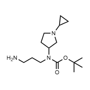 Tert-butyl (3-aminopropyl)(1-cyclopropylpyrrolidin-3-yl)carbamate|CS-1161552