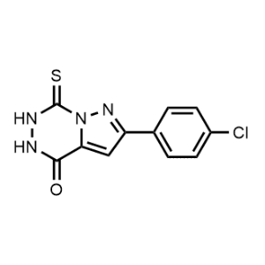 2-(4-Chlorophenyl)-7-thioxo-6,7-dihydropyrazolo[1,5-d][1,2,4]triazin-4(5H)-one|CS-1161567