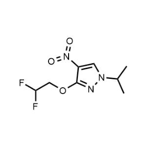 3-(2,2-Difluoroethoxy)-1-isopropyl-4-nitro-1H-pyrazole|CS-1161618