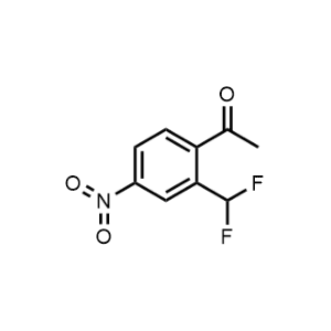1-(2-(Difluoromethyl)-4-nitrophenyl)ethan-1-one|CS-1161671