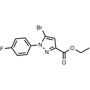 Ethyl 5-bromo-1-(4-fluorophenyl)-1H-pyrazole-3-carboxylate|CS-1161700