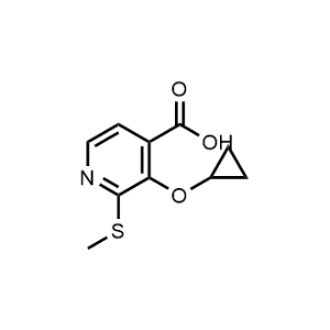 3-Cyclopropoxy-2-(methylthio)isonicotinic acid|CS-1161702