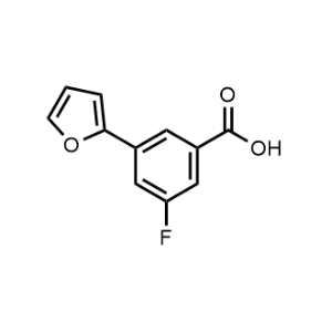 3-Fluoro-5-(furan-2-yl)benzoic acid|CS-1161805