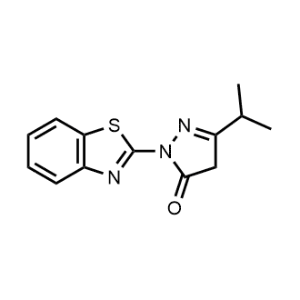 2-(Benzo[d]thiazol-2-yl)-5-isopropyl-2,4-dihydro-3H-pyrazol-3-one|CS-1161806