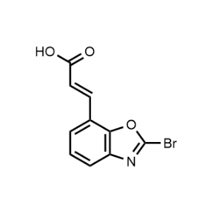 3-(2-Bromobenzo[d]oxazol-7-yl)acrylic acid|CS-1161825