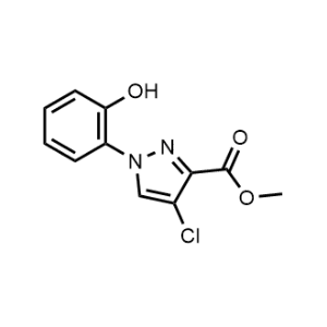 Methyl 4-chloro-1-(2-hydroxyphenyl)-1H-pyrazole-3-carboxylate|CS-1161880