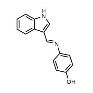 (E)-4-(((1H-Indol-3-yl)methylene)amino)phenol|CS-1162074