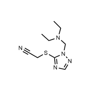 2-((1-((Diethylamino)methyl)-1H-1,2,4-triazol-5-yl)thio)acetonitrile|CS-1162089