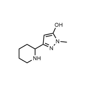 1-Methyl-3-(piperidin-2-yl)-1H-pyrazol-5-ol|CS-1162175