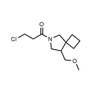 3-Chloro-1-(8-(methoxymethyl)-6-azaspiro[3.4]octan-6-yl)propan-1-one|CS-1162287