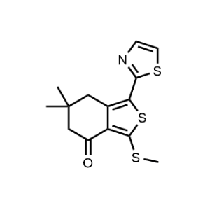 6,6-Dimethyl-3-(methylthio)-1-(thiazol-2-yl)-6,7-dihydrobenzo[c]thiophen-4(5H)-one|CS-1162325
