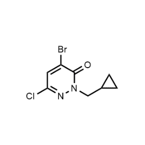 4-Bromo-6-chloro-2-(cyclopropylmethyl)pyridazin-3(2H)-one|CS-1162413
