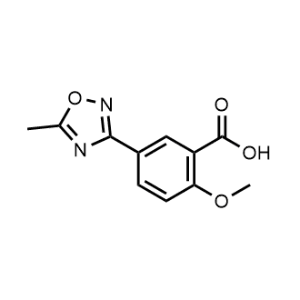 2-Methoxy-5-(5-methyl-1,2,4-oxadiazol-3-yl)benzoic acid|CS-1162478