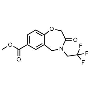 Methyl 3-oxo-4-(2,2,2-trifluoroethyl)-2,3,4,5-tetrahydrobenzo[f][1,4]oxazepine-7-carboxylate|CS-1162497