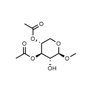 (3R,4R,5R,6R)-5-Hydroxy-6-methoxytetrahydro-2H-pyran-3,4-diyl diacetate|CS-1162521