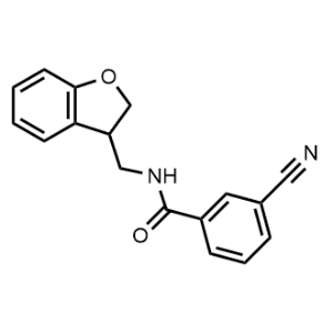 3-Cyano-N-((2,3-dihydrobenzofuran-3-yl)methyl)benzamide|CS-1162562