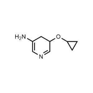 5-Cyclopropoxy-4,5-dihydropyridin-3-amine|CS-1162569