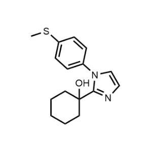 1-(1-(4-(Methylthio)phenyl)-1H-imidazol-2-yl)cyclohexan-1-ol|CS-1162730