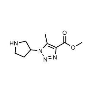 Methyl 5-methyl-1-(pyrrolidin-3-yl)-1H-1,2,3-triazole-4-carboxylate|CS-1162749