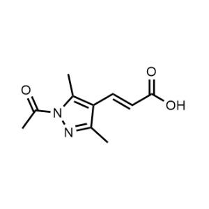 3-(1-Acetyl-3,5-dimethyl-1H-pyrazol-4-yl)acrylic acid|CS-1162751